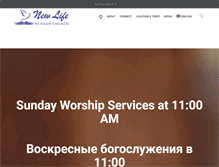 Tablet Screenshot of newlifedc.org